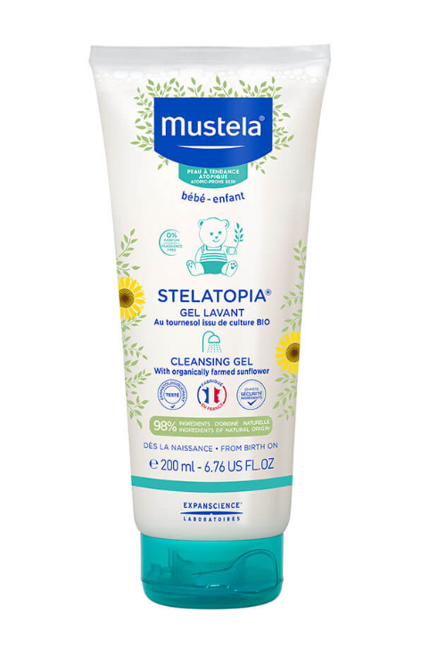 Гель д купания Mustela STELATOPIA очищающий 200 мл.png