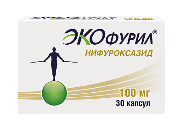 Экофурил 100 мг №30 капс