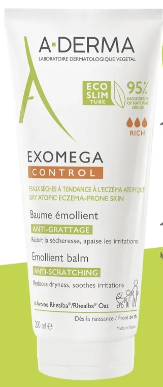 Бальзам д лица и тела A-DERMA EXOMEGA CONTROL смягчающий 200 мл.png