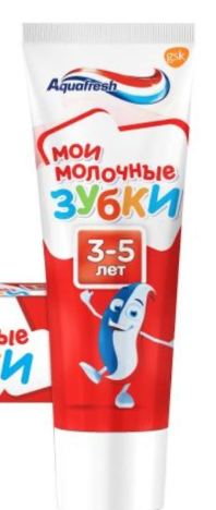 Паста зубная "Aquafresh" Молочные Зубки 50 мл