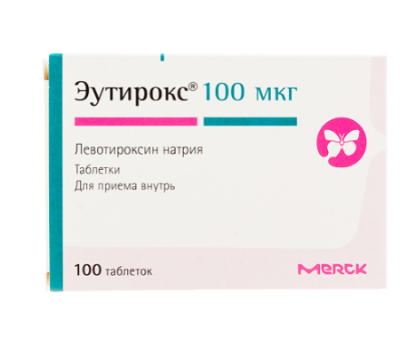 Эутирокс 100 мг №100 табл 