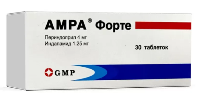 Амра 2 мг/0,625 мг №30 табл