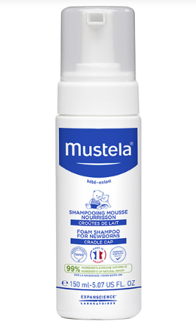 Шампунь- пенка д новорожденных Mustela 150 мл.png