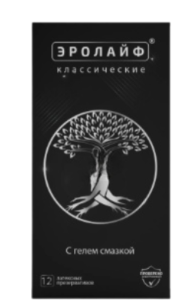 Презервативы "Эролайф"классические 12