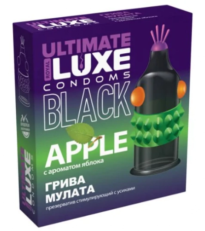 Презервативы "LUXE ULTIMATE" Black Apple Грива Мулата №1