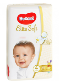 Подгузники "Huggies" Elite Soft - 4 №54 (9477)