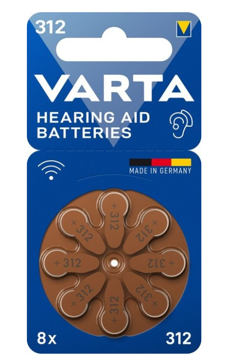 Батарейки для слуховых аппаратов Varta Type 312.png