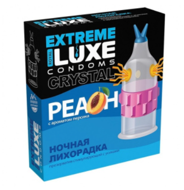 Презервативы "LUXE EXTREME" Peach Ночная лихорадка №1