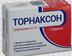 Торнаксон 1г №1 фл (Цефтриаксон)
