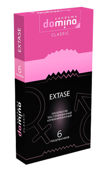 Презервативы DOMINO CLASSIC Extase 6 шт (3947)