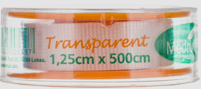 Лейкопластырь "Medrull" Transparent 1,25 cм x 500 cм
