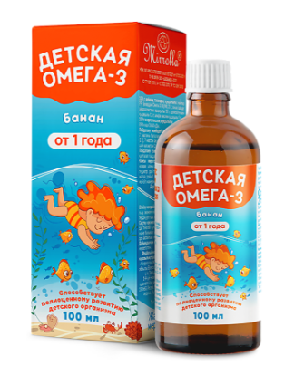 Детская Омега-3 "Кук ля кук" Банан 100 мл