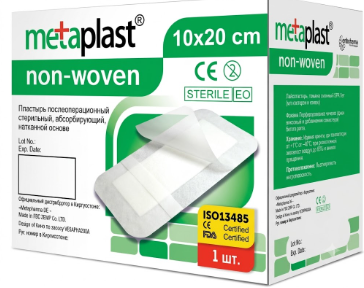 Пластырь-Повязка д/ран "Metaplast" non-woven 10 x20 cм №1 шт