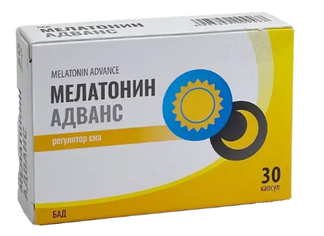Мелатонин Адванс №30 капс