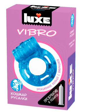 Вибрационное кольцо "LUXE VIBRO" Кошмар русалки №1