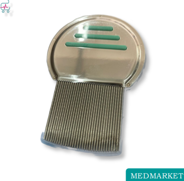 Расческа-гребень антипедикулёзный металический Lice Comb.png