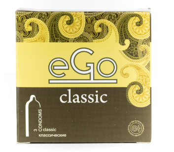 Презервативы Ego №3 классическое желтые
