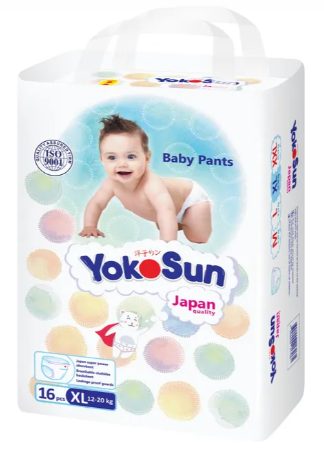 Трусики "YOKOSUN" 12-20 кг размер XL 5 №16 (7061)