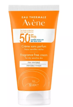 Крем солнцезащитный Avene без отдушек SPF 50+ 50 мл.png