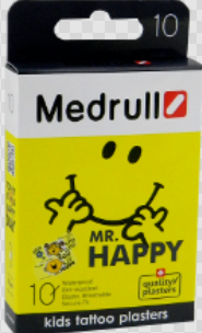 Пластырь "Medrull" Mr Happy №10