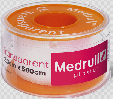 Лейкопластырь "Medrull" Transparent 2,5 cм x 500 cм