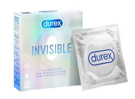 Презервативы Durex INVISIBLE №3