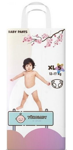 Трусики "Yokobaby" 12-17 кг размер XL 5 №42 (7047)