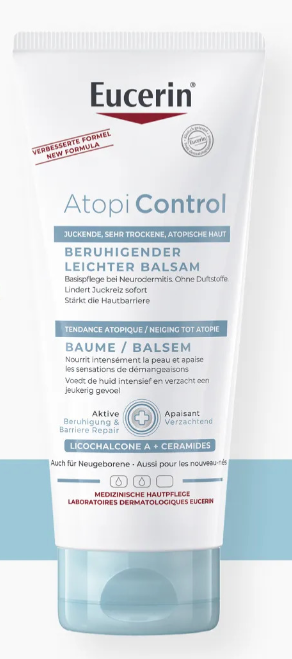 Бальзам д младенцев детей и взрослых Eucerin Atopi Control успокаивающий 200 мл (0788).png