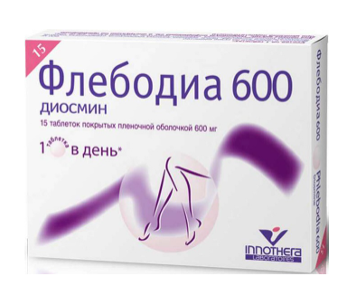 Флебодиа 600 мг №15 табл