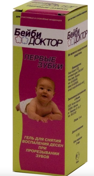Бейби Доктор 15,0 гель первые зубки