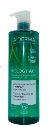 Гель д лица  A-Derma  очищающий 400мл.png