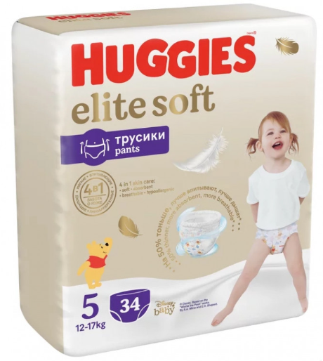 Трусики "Huggies" Elite Soft 5 №34 (9354)