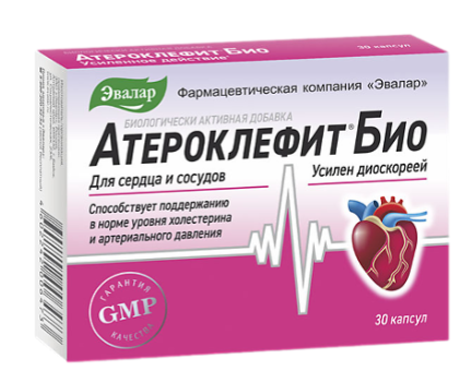 Атероклефит 0,25 "Эвалар" №30 капс