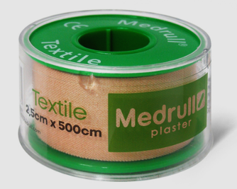 Лейкопластырь "Medrull" в катушках Текстиль 5*500