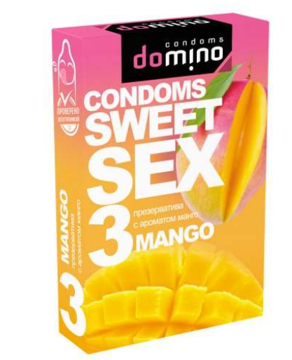 Презерватив "DOMINO SWEET SEX" Манго №3
