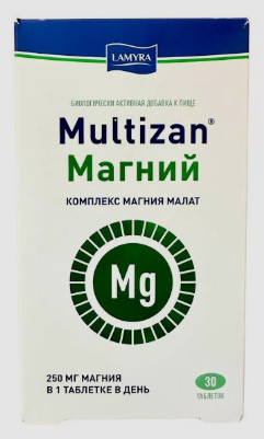 Мультизан Магний 250 мг №30 табл