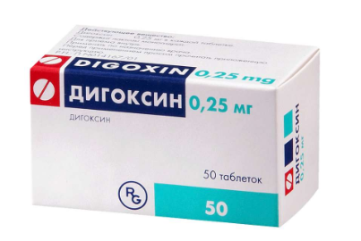 Дигоксин 0,25 №50 табл (Гедеон Рихтер)