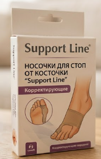 Носочки д/стоп от косточки "Support Line" Корректирующий (JZL-023)