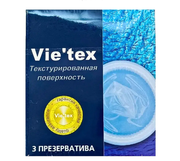 Презервативы "Vietex" Текстурированная Поверхность №3 ==