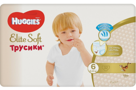Трусики "Huggies" Elite Soft 6 №32