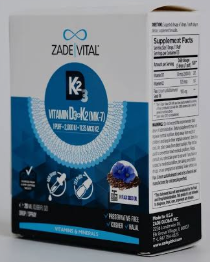 Витамины D3 2000ME и К29 (MK7)+ Льняное масло "Zade Vital" 20мл