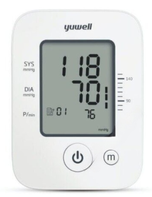 Тонометр автомат плечевой "Yuwell" YE660D с адаптером USB (3004)
