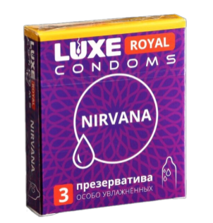 Презерватив "LUXE ROYAL" особо увлажненный №3