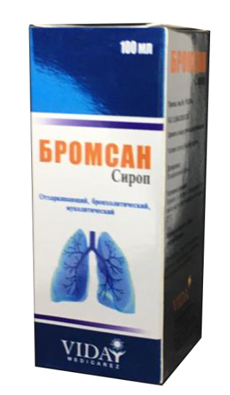 Бромсан сироп 100 мл