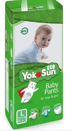 Трусики "YOKOSUN" 9-14 кг размер L 4 №44 (9615)