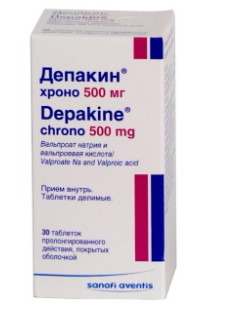 Депакин хроно 500 мг №30 табл
