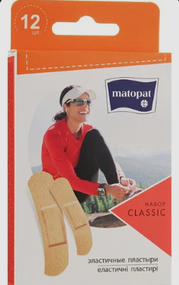 Пластырь "Matopat" эластичные 12шт (5238)