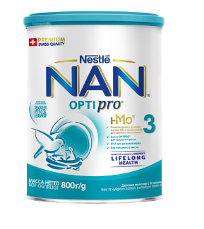 Смесь молочная "Nestle NAN" 3 - 800 г 