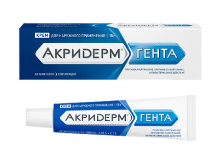 ЯЯЯЯАкридерм гента 15 г крем (НИ)
