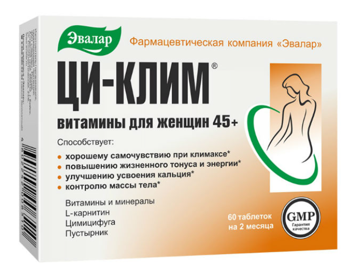 Ци-клим витамины для женщин 45+ "Эвалар" №60 табл